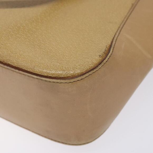 GUCCI Tote Bag Leather Beige Silver 002 002 - Picture 12 of 16